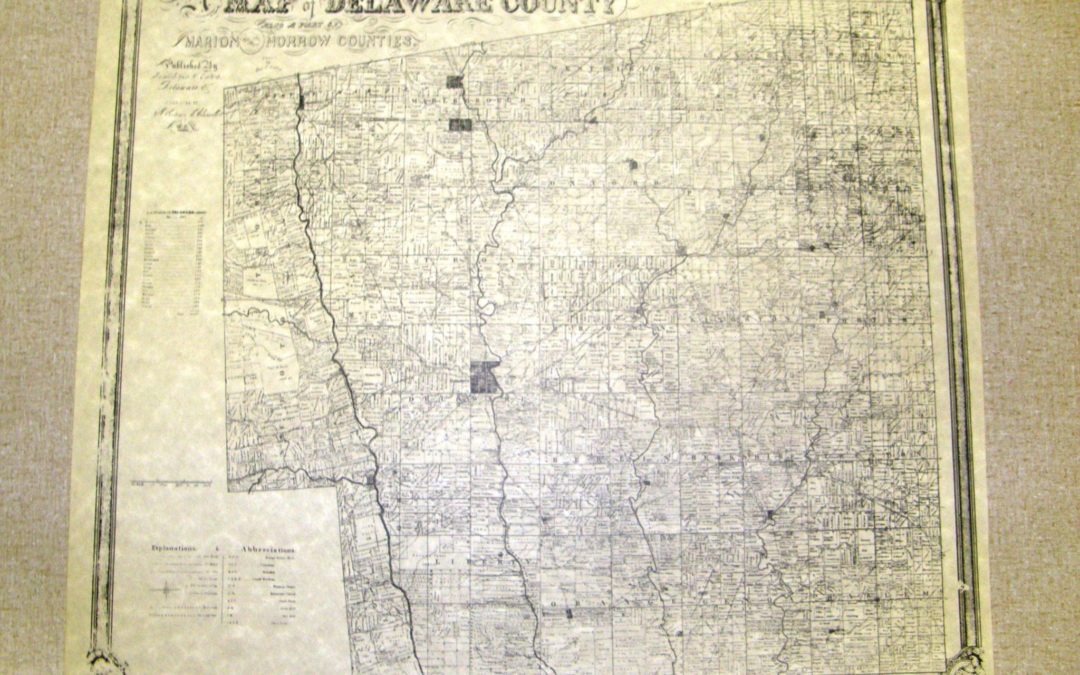 Conklin: An old Delaware County map