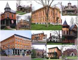 Architectural Gems of Delaware Ohio - Photo Collage - Delaware County Historical Society - Delaware Ohio