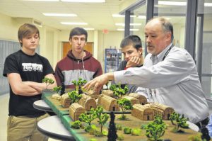 Students create historical model