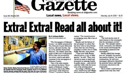 Newspapers Exhibit - In The Media - Delaware Gazette