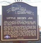 Little Brown Jug - Historical Marker - Delaware County Historical Society - Delaware Ohio