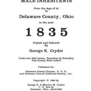 1835 Maile Inhabitants Delaware County Ohio