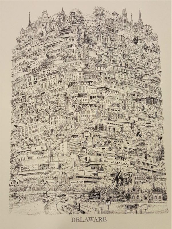 City Montage Delaware 1993 Loeschen