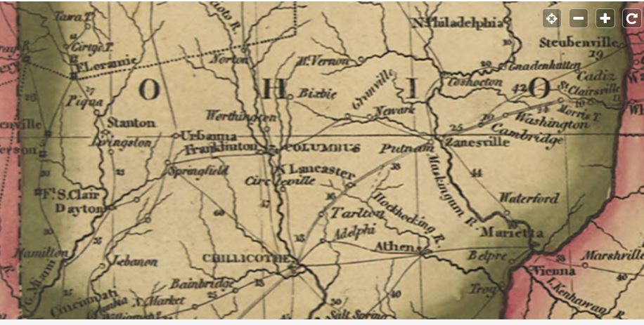 Map shows Delaware Beginning