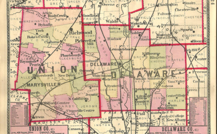 Delaware County on the Map: Boundaries