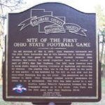 OSU OWU Football Game - Historical Marker - Delaware Ohio