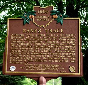 Zane Trace Histoic Marker - Ohio