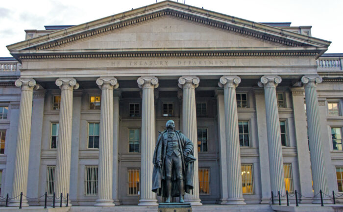 U S Treasury Dept Building