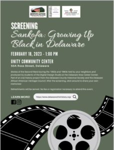 Growning up Black in Delaware - Poster - Delaware Ohio