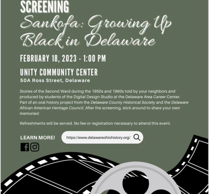 Screening: Growing Up Black in Delaware