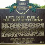 Lucy Depp Park Historic Marker - Ohio
