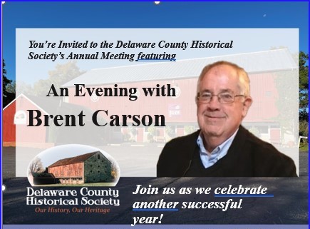 An Evening with Brent Carson – DCHS Annual Meeting