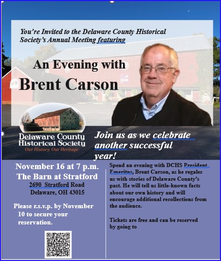 An Evening with Brent Carson - DCHS Annual Meeting